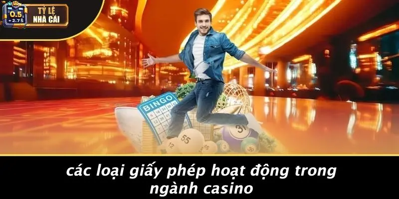 Các Loại Giấy Phép Hoạt Động Trong Ngành Casino