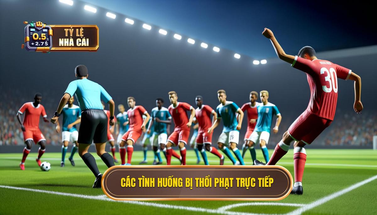  Các tình huống dẫn đến đá phạt trực tiếp