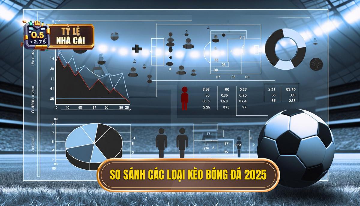 Bảng so sánh các loại kèo bóng đá 2025