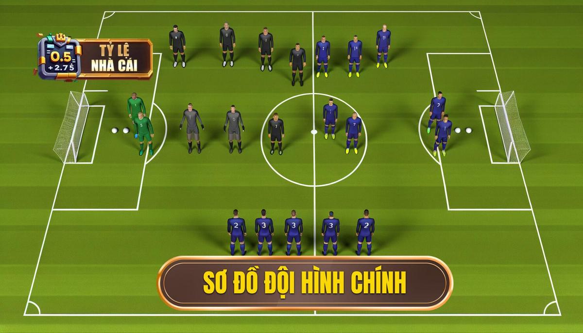 2. Sơ đồ đội hình cơ bản