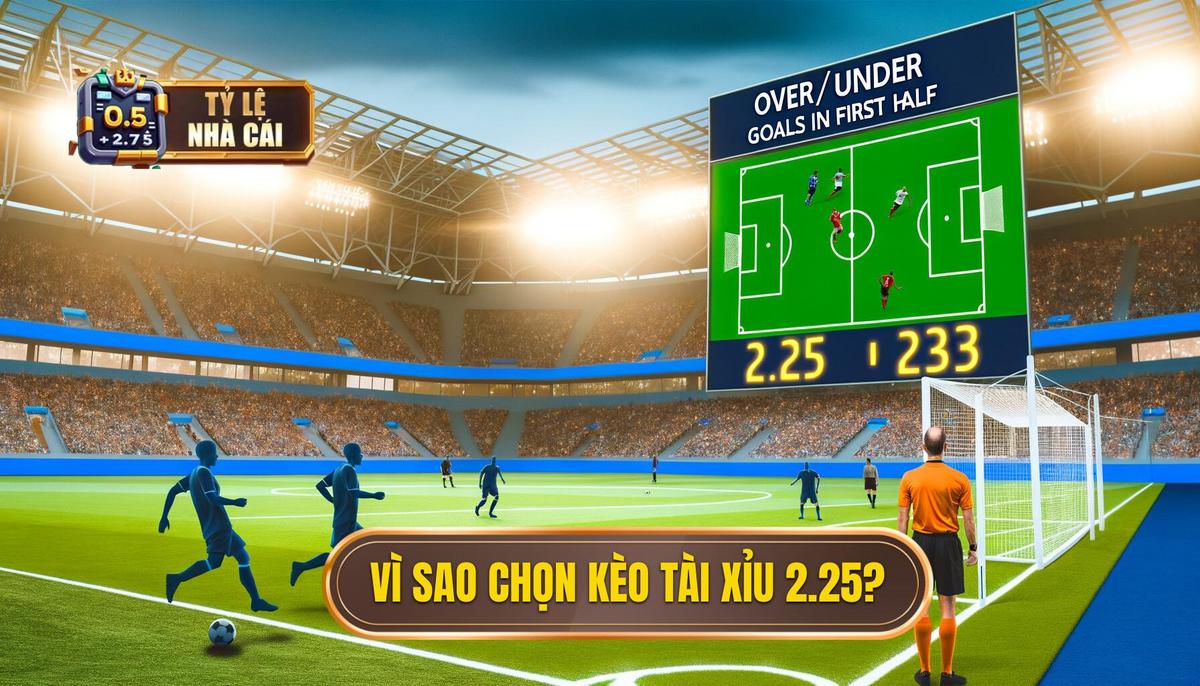 Tại sao nhiều người chọn kèo tài xỉu 2.25 hiệp 1_