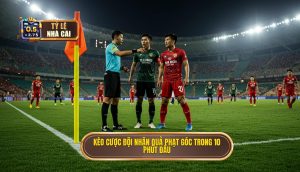 Kèo cược đội nhận quả phạt góc trong 10 phút đầu