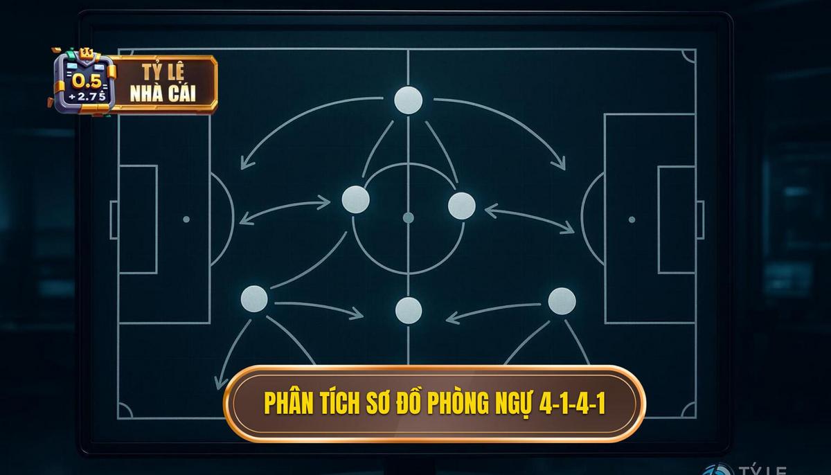 Phân Tích Cơ Cấu Sơ Đồ 4-1-4-1 Phòng Ngự