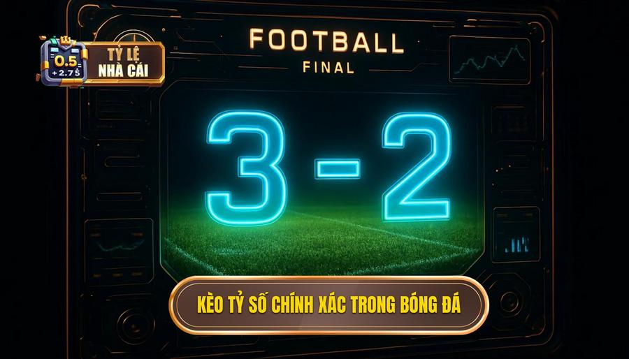 1. Kèo tỷ số chính xác trong bóng đá