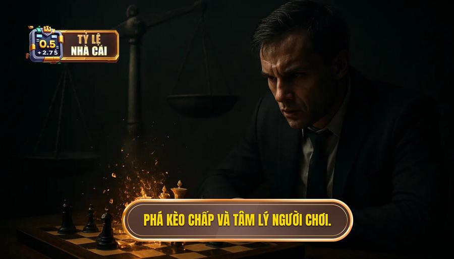 1. Phá kèo chấp và tâm lý người chơi.