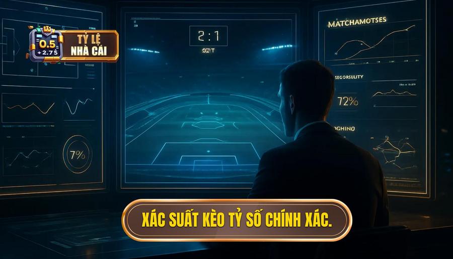 2. Xác suất kèo tỷ số chính xác.