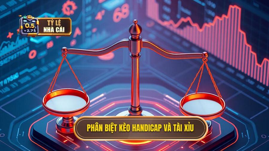 1. Phân biệt kèo Handicap và Tài Xỉu