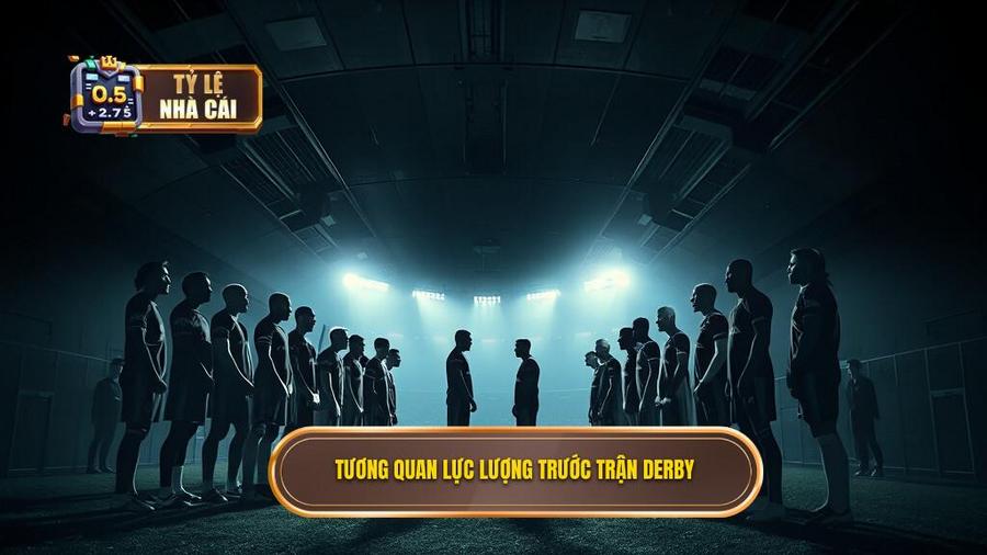 1. Tương quan lực lượng trước trận Derby