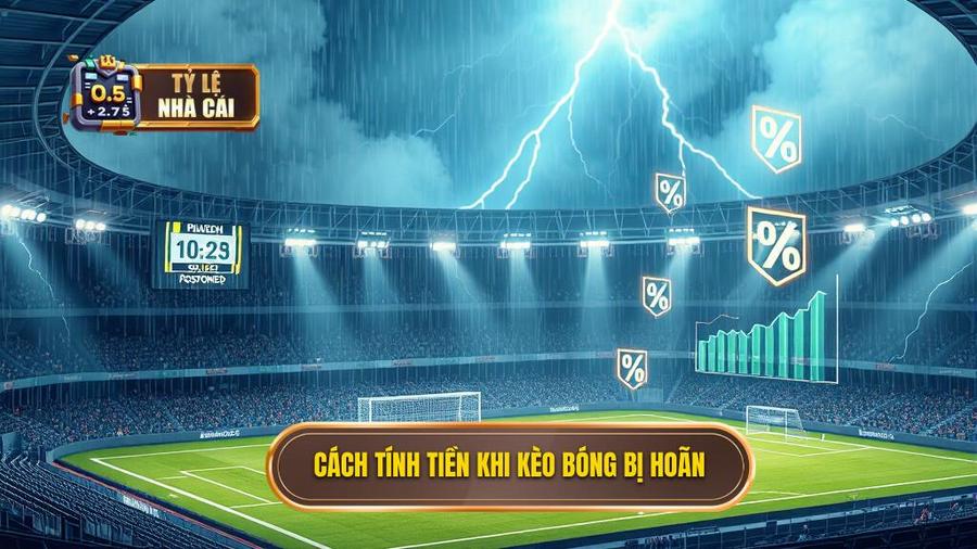 3. Cách tính tiền khi kèo bóng bị hoãn