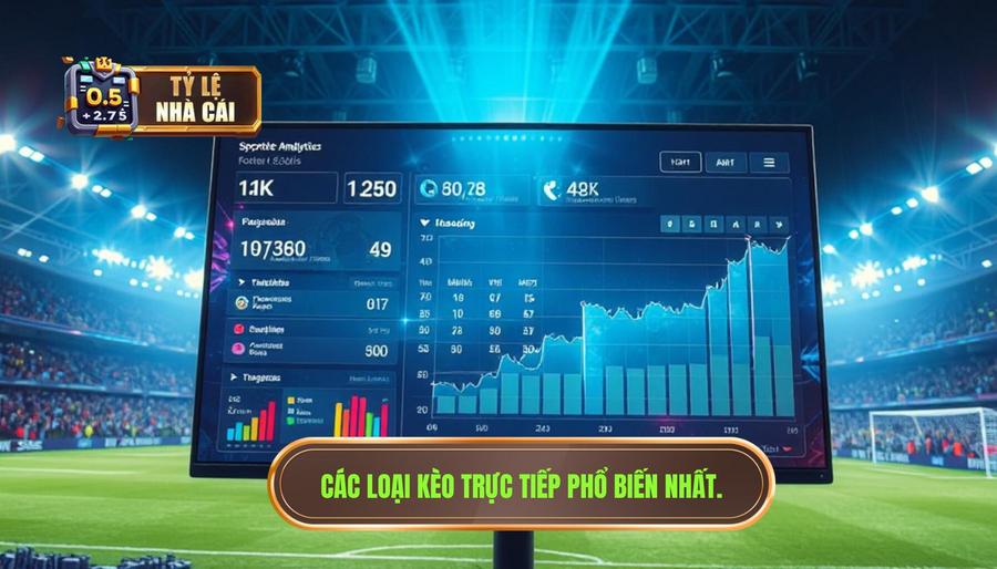 Các loại kèo trực tiếp phổ biến nhất hiện nay