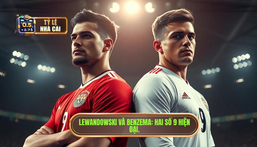 Robert Lewandowski và Karim Benzema – Những số 9 cổ điển hiện đại