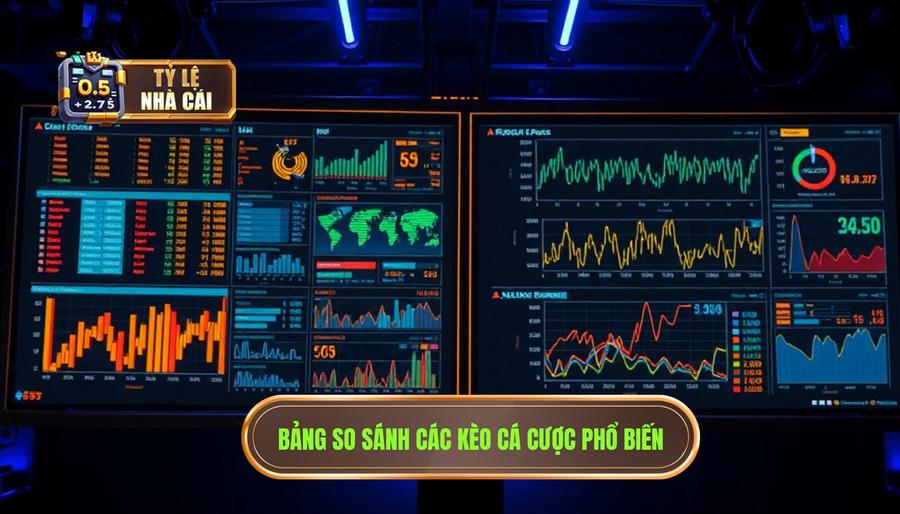 Bảng so sánh các loại kèo phổ biến trước giờ G Bảng so sánh các loại kèo phổ biến trước giờ G